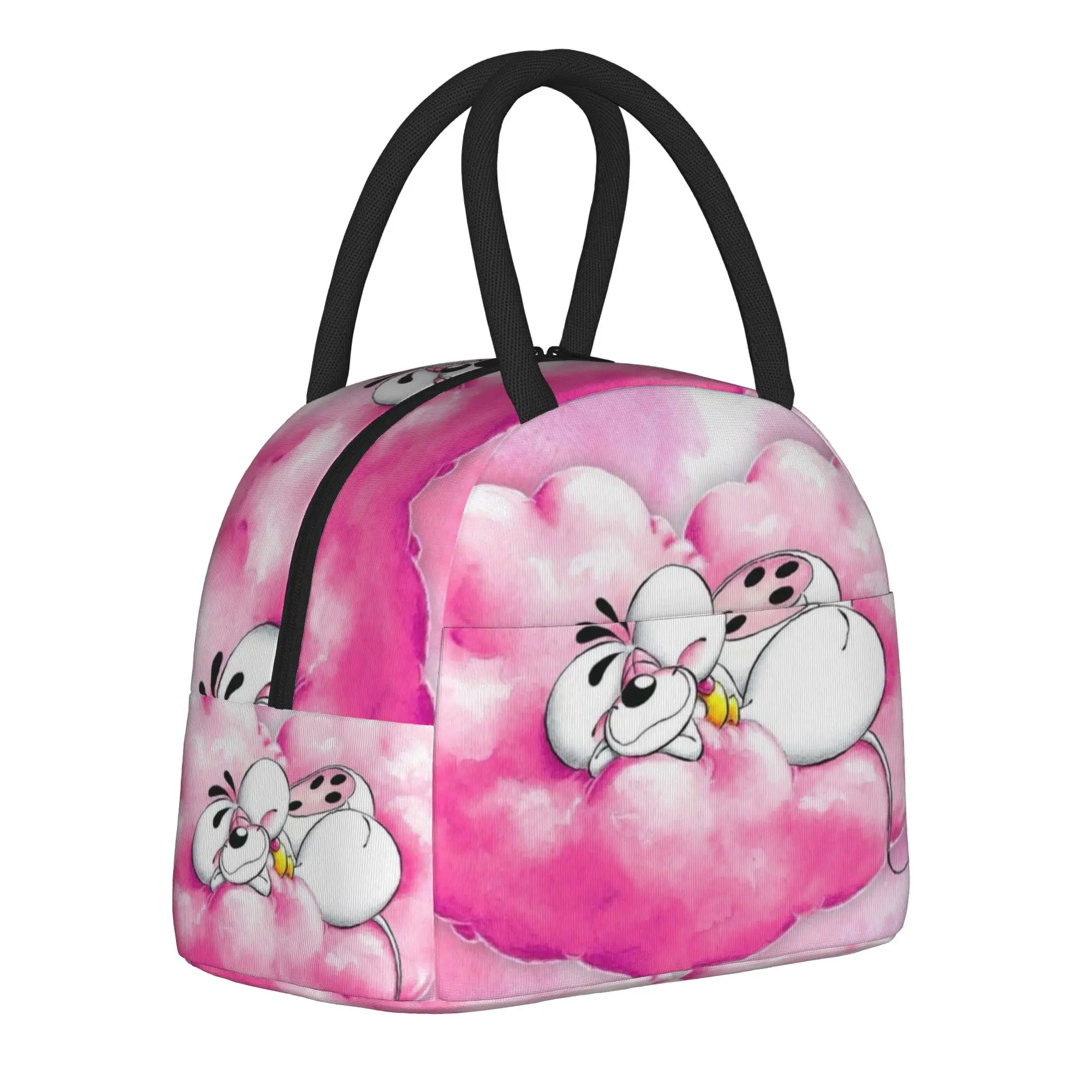 Diddl Diddlina Cartoon Mouse Merch Insulated Lunch Tote Bag For School Office  Food Container Portable Cooler Thermal Lunch Box