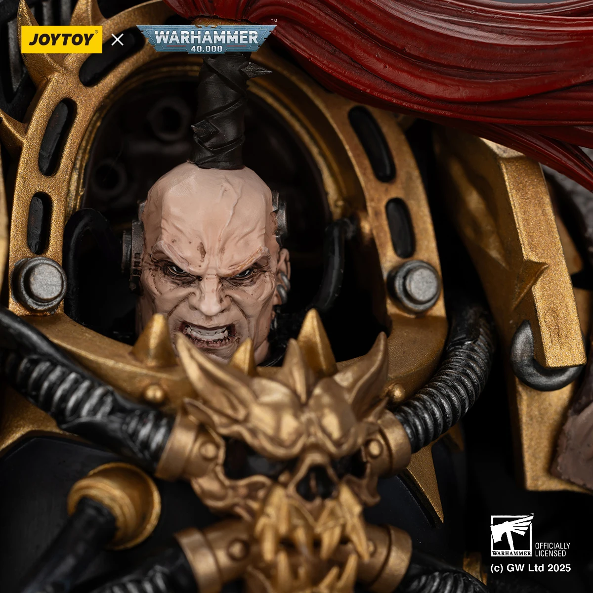 JOYTOY ウォーハンマー40K ブラックレギオン アニメフィギュア 1/18 アバドン・ザ・デスポイラー 可動式アクションフィギュア コレクションモデル おもちゃ ギフト