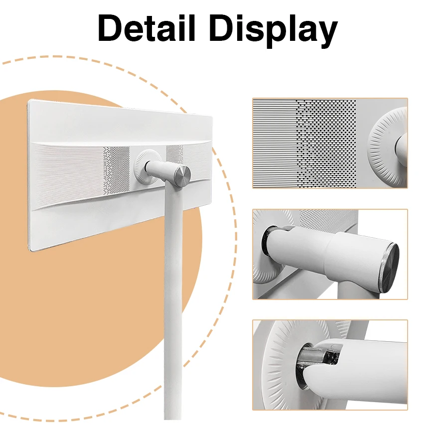 Écran tactile TV portable, système Android 12, sans fil, mouvement à volonté, Smart TV, caméra intégrée, HD, Stand By Me, 21.5 pouces