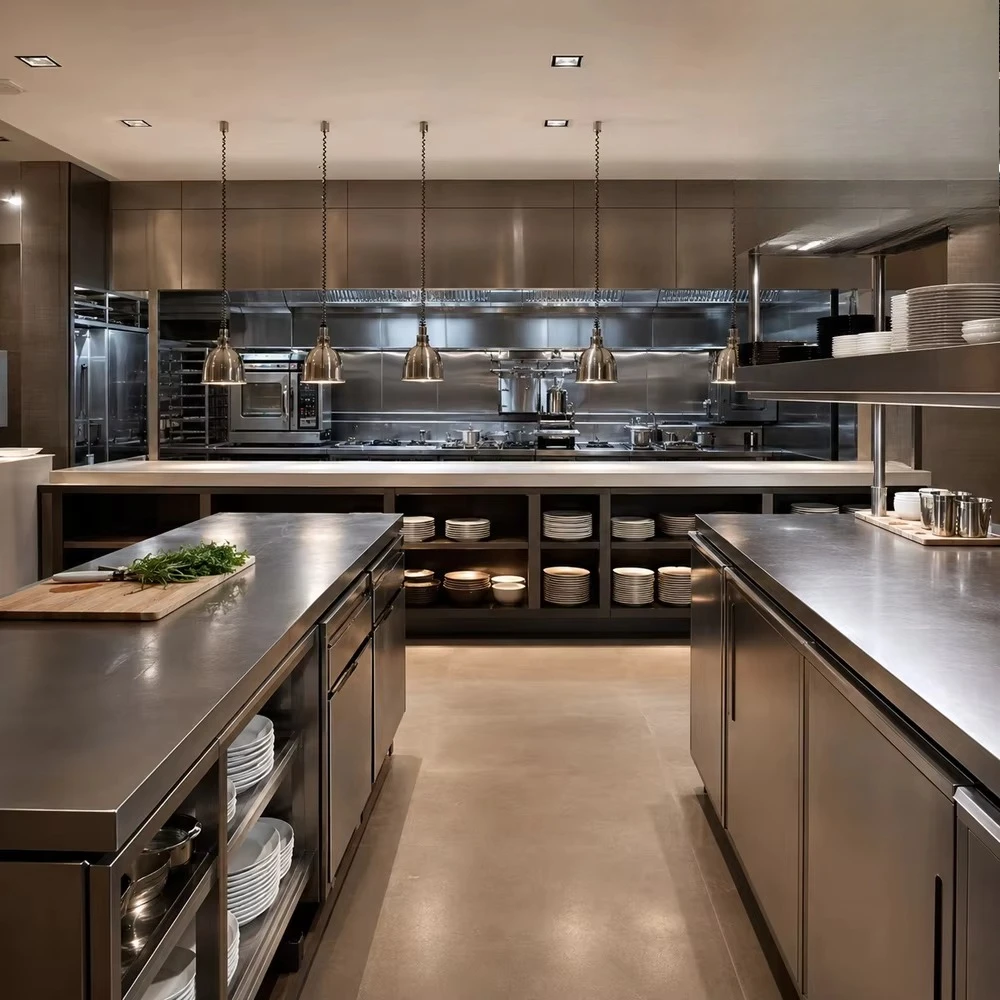 GRACE Turnkey Commercial Kitchen Project Complete Restaurant Equipment Full Set Stainless Steel Catering Equipment Supplier