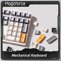 Magicforce MF34 Mechanical Keyboard Support VIA QMK Hot Swap RGB Backlight Custom Programming Mini Keyboard Ergonomics Pc Gamer