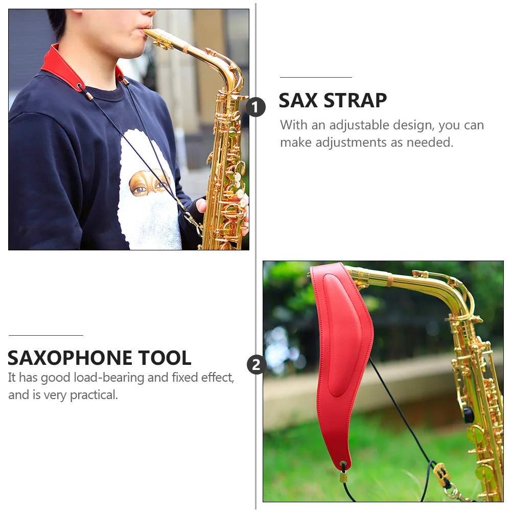 

Saxophone Cotton Strap Harness Adjustable Quality Shoulder Belt Universal Accessories Practical Portable Lightweight