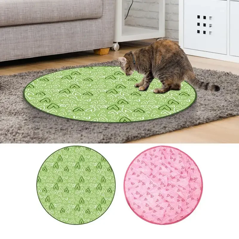 Simulated Cat Hunting Toy Ball Hunting  Interactive Chasing Mat Cat Hide And Seek Interactive Chasing Game Boredom Relief Cat