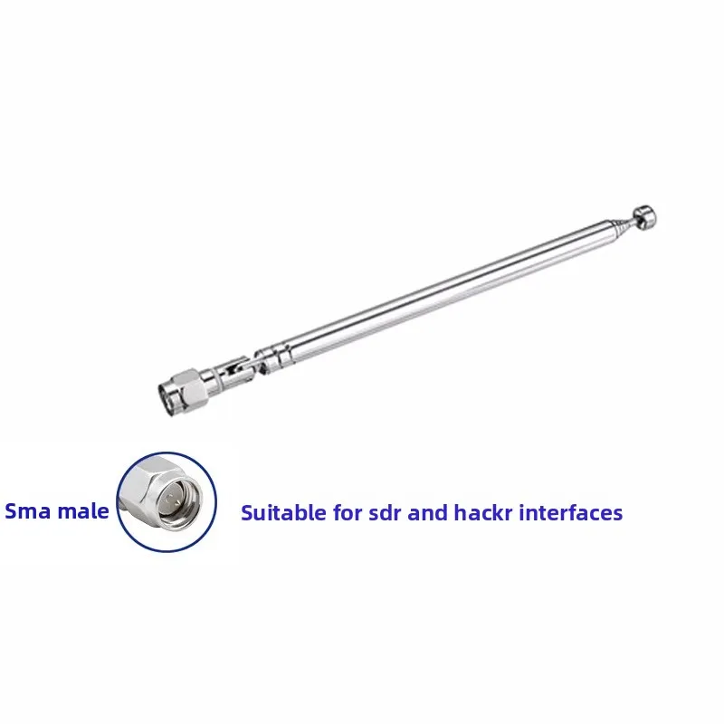 SMA rod antenna LimeSDR HackRF suitable frequency range 40MHz-6GHz 50 Ω  1 pc
