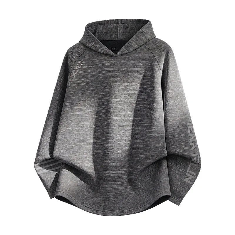 

Men's Quick-Drying Long-Sleeve T-Shirt Breathable Loose-Fitting Silk Sports Running Workout Fitness Wear Summer Light Style