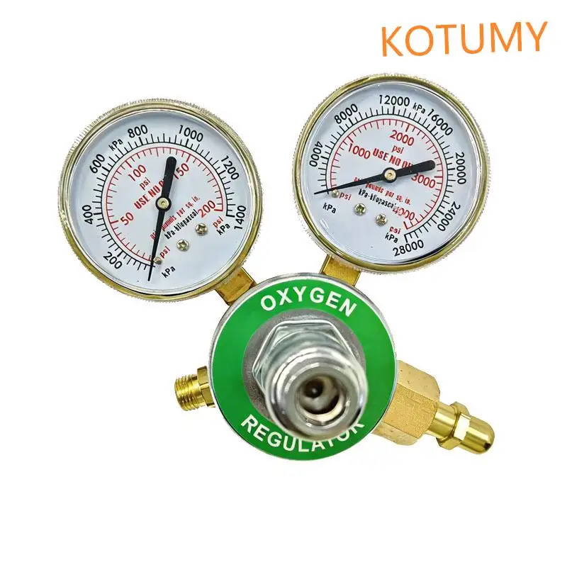Oxy Acetylene Cutting Torch Kit for Metal Work, Portable Welding & Cutting Outfit with Dual Pressure Gauges and Storage Box