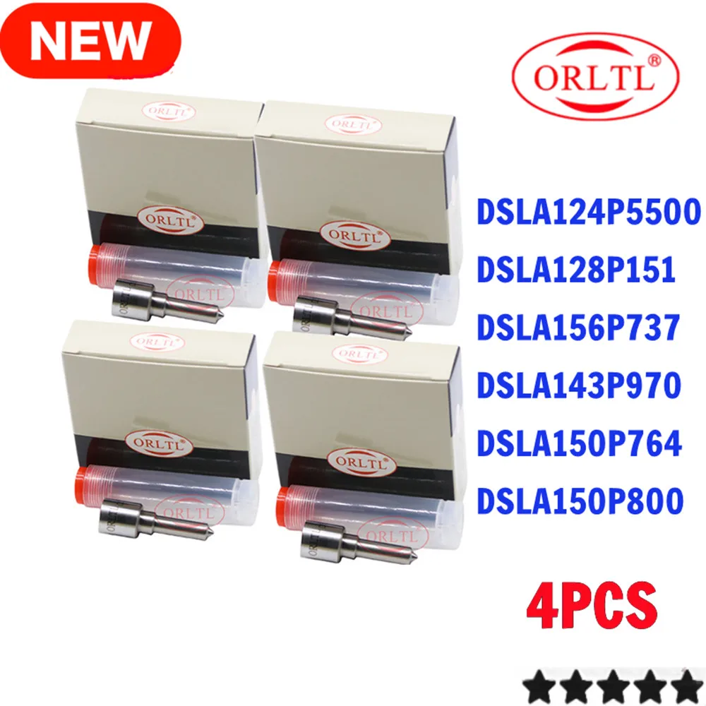

4 шт. DSLA124P5500 DSLA128P151 DSLA156P737 DSLA143P970 DSLA150P764 DSLA150P800 для BOSCH новая дизельная форсунка топливной форсунки