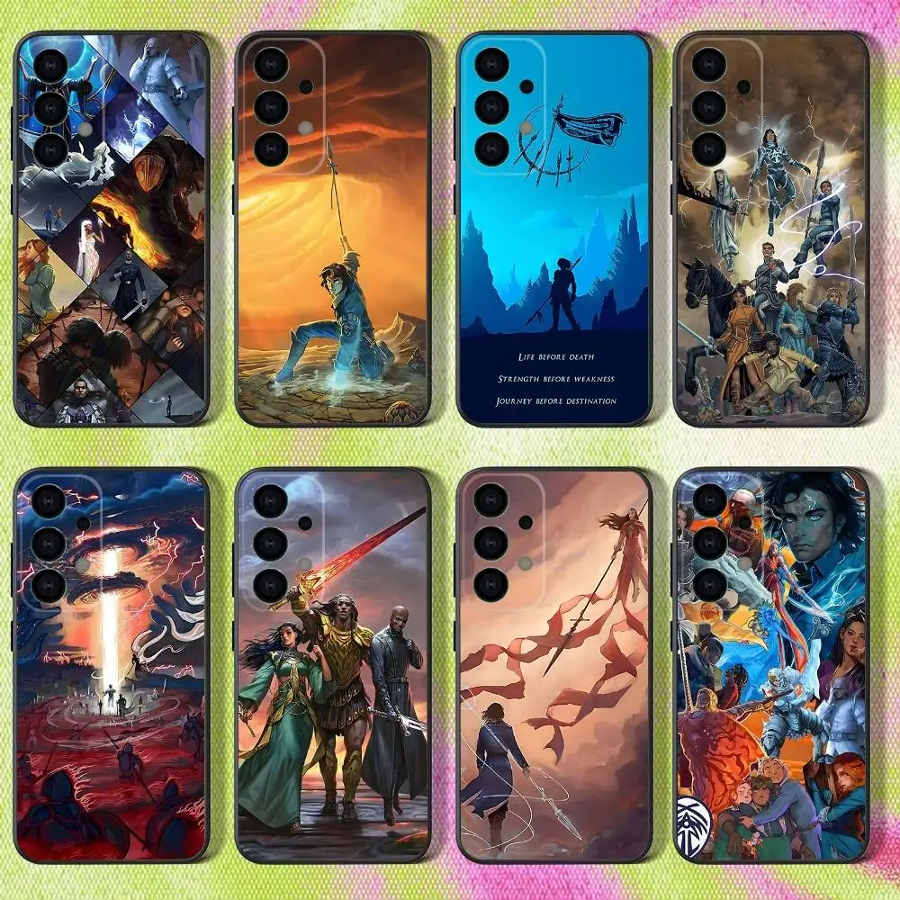 

Phone Case For Samsung S25,S24,S21,S22,S23,S30,Ultra,S20,Plus,Fe,Lite,Note,10,9,The Stormlight Archive Knights 5G Black Cover