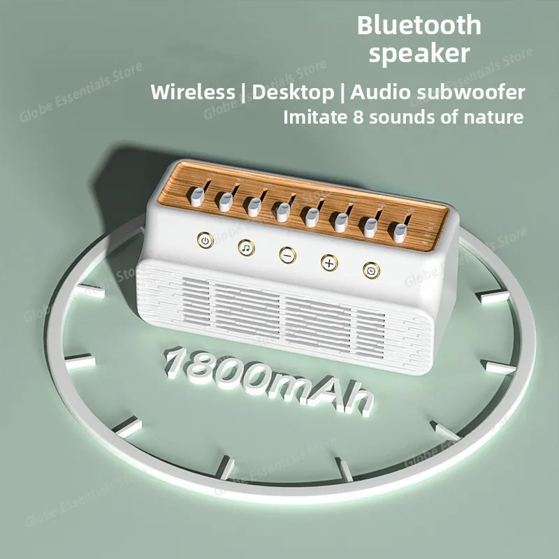 

Portable Wireless Bluetooth Speaker White Noise Machine Free Combination of 8 Group Nature Sound Relaxing Sleep Audio Device