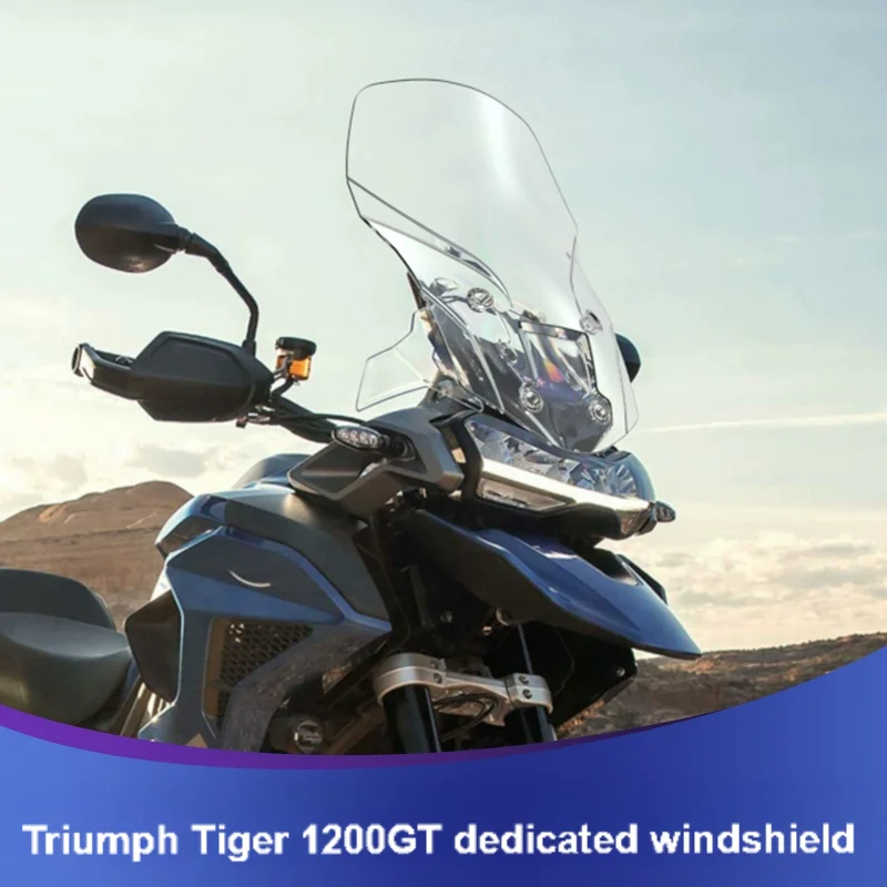 

Для Triumph Tiger1200GT Tiger 1200 gt повышенное и модифицированное лобовое стекло мотоцикла, лобовое стекло, переднее стекло, ветрозащитная доска