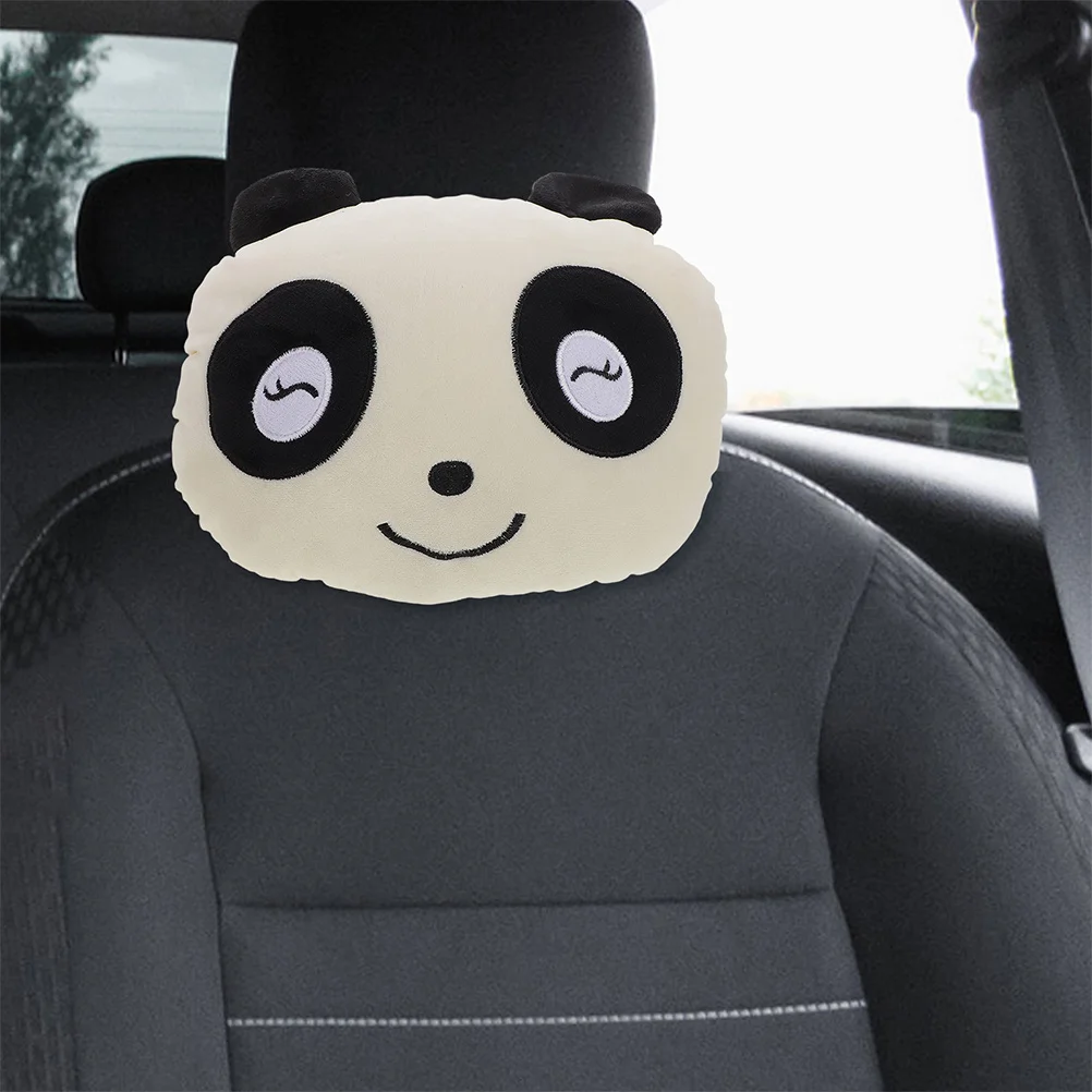 

Car Headrest Neck Pillow Cute Panda Design Soft Memory Foam Neck Support Cushion for Driving Travel Office Chair Car Interior
