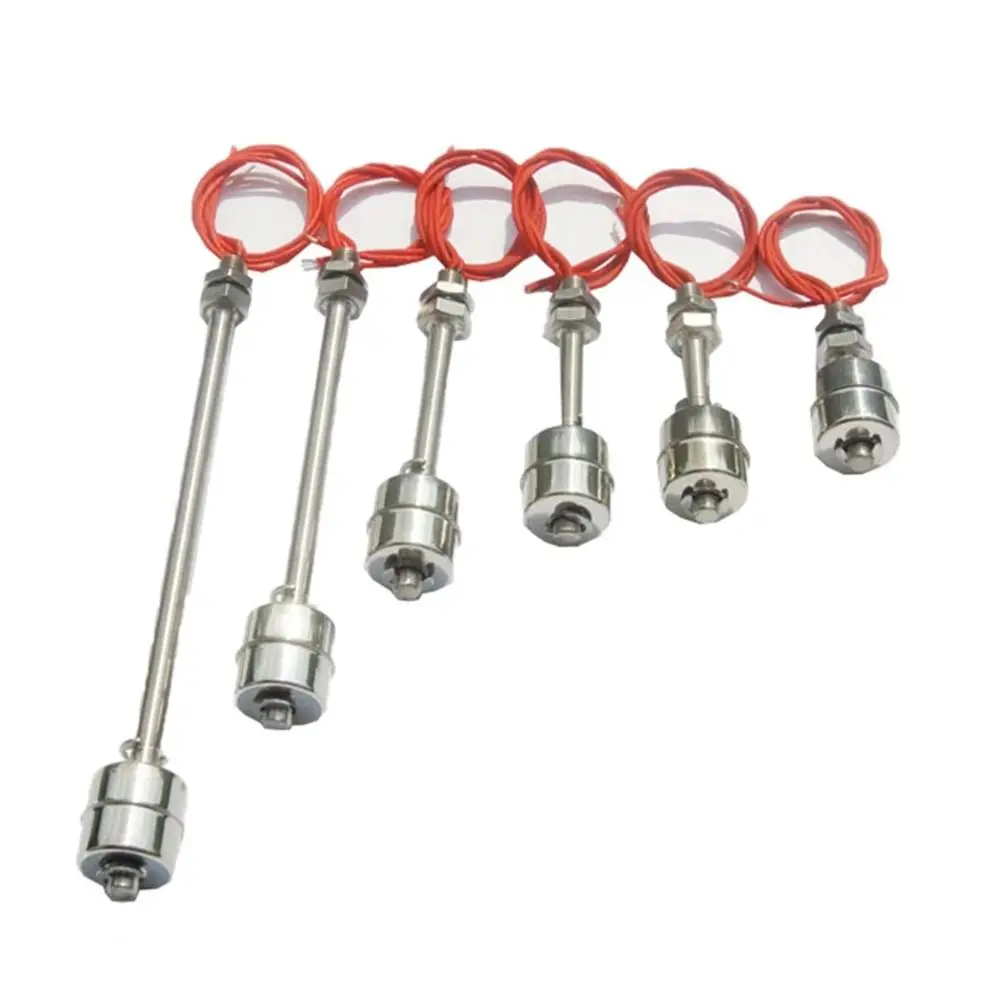 Precisione 45-250mm Doppia Sfera Interruttore A Galleggiante Interruttore A Galleggiante Serbatoio In Acciaio Inox Piscina Sensori di Flusso Serbatoio Sensore di Livello Acqua Liquida