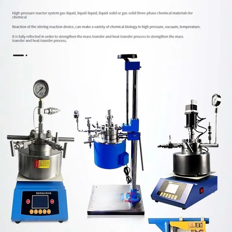 Stainless Steel High-pressure Reactor Laboratory High-temperature High-pressure Reactor Hydrogenation Tank