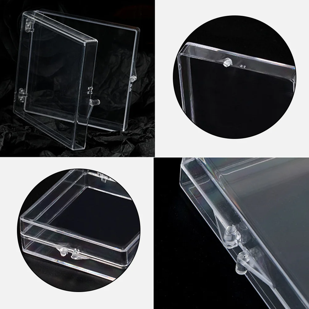 Удобная армированная коробка для хранения ручной работы, прозрачная акриловая упаковка, подходит для демонстрации и организации мелких предметов