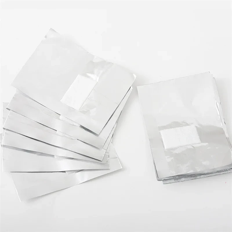 100Pcs Bag Aluminium Foil Nail Art Soak Off Polish Nail Removal Wraps Towel Gel Remover Manicure Tool