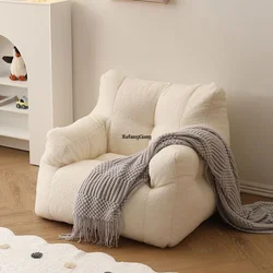 Large Size Single Lazy Sofa Single Ergonomic Soft Comfortable Single Canape Salon Bedroom Furniture Bean Bag Sofa