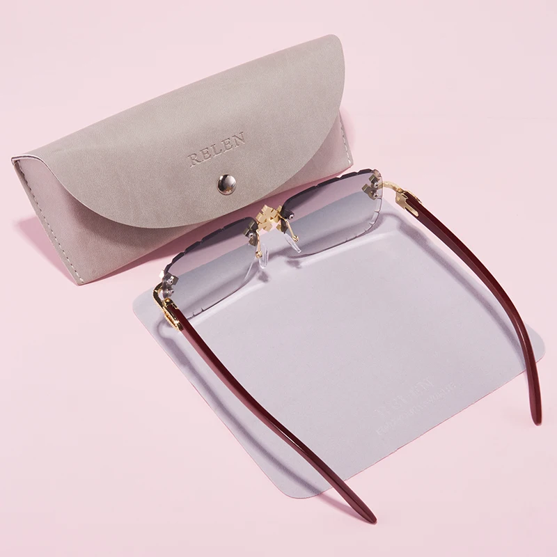 Relen 1 قطعة تصميم العلامة التجارية الجديدة للمرأة بدون إطار مرصع بالألماس معدن فاخر السماء المرصعة بالنجوم العصرية نمط الشارع هدية الزخرفية مع