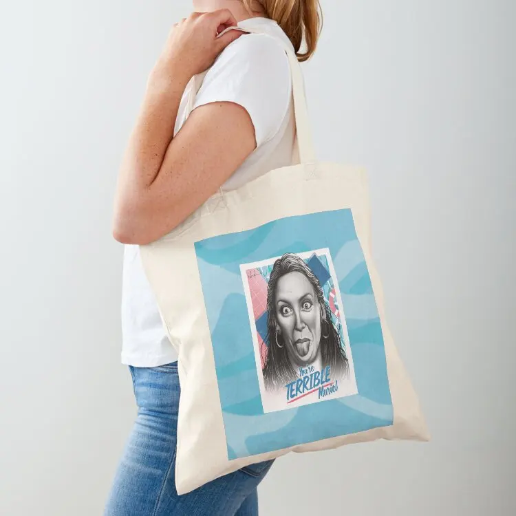¡Eres terrible, Muriel! Bolso tote, bolso universitario, bolso de señora, carrito de compras, bolso de compras para mujer