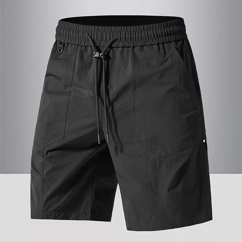 

Спортивные шорты, однотонные мужские повседневные шорты в американском стиле, мужские летние шорты-карго, новые быстросохнущие шорты для бега и фитнеса