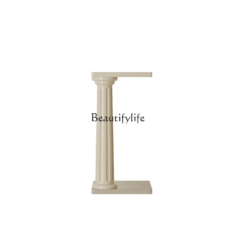 Simple Modern Roman Style Side Table Living Room Bed Side Table Movable Stitching