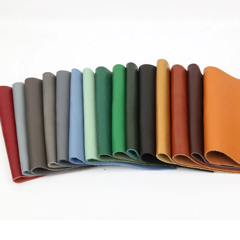 Brown Cowhide Leather Material 1.5mm Color Leather Seat Sofa Cushion Soft Package Head Layer Pure Leather Fabric