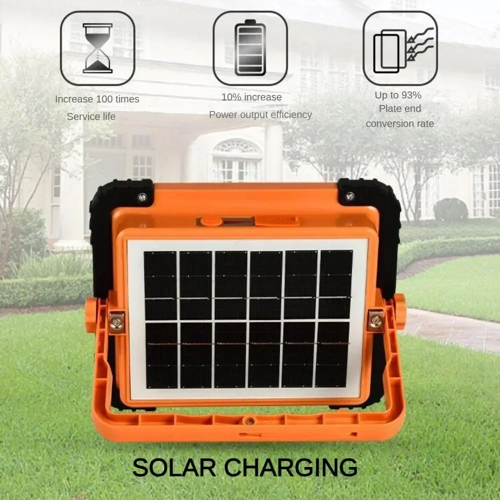 Hot sales Solar Portable Lanterns Household Floodlight Courtyard Outdoor Emergency Charging Multifunctional Waterproof
