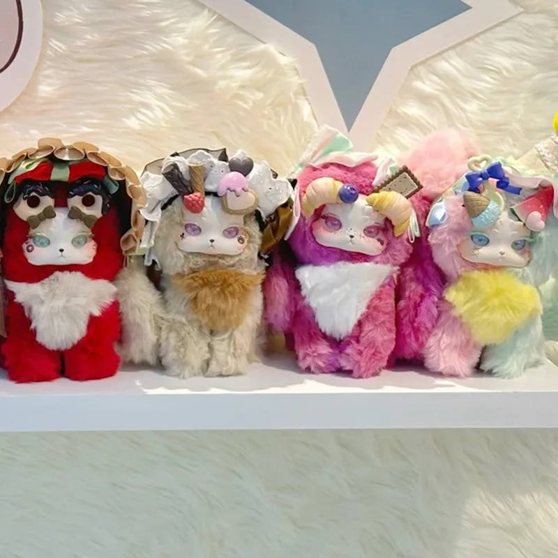 투툴롱 판타지 크리처 스위트 디저트 시리즈 블라인드 박스 투툴롱 V4 플러시 미스터리 박스 귀여운 서프라이즈 백 장식품 선물 장난감