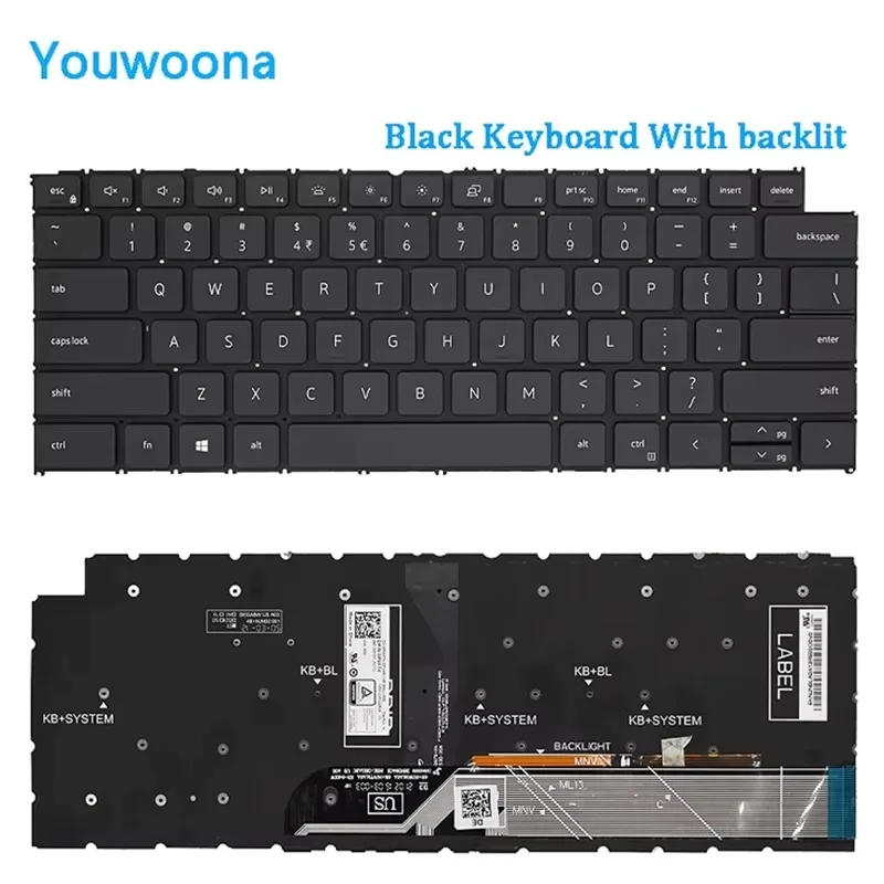 New Original Laptop Keyboard For DELL Vostro 14Pro 14 5410 5415