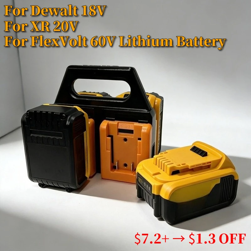 

Зарядное устройство для аккумуляторов Dewalt 18V, XR20V, FlexVolt 60V, литиевых аккумуляторов DCB180, DCB200, DCB203, DCB205, DCB104