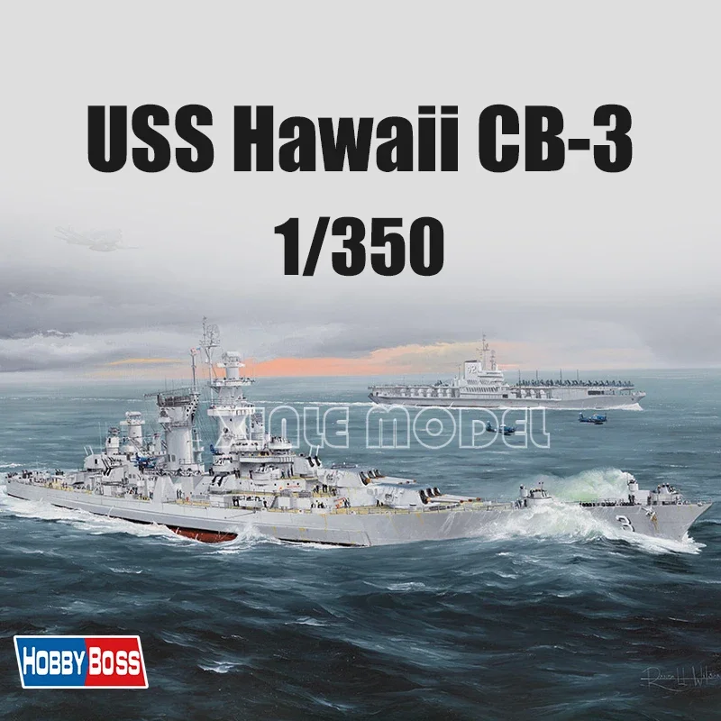 

Комплект пластиковой собранной модели корабля Trumpeter 86515 USS Hawaii CB-3 1/350