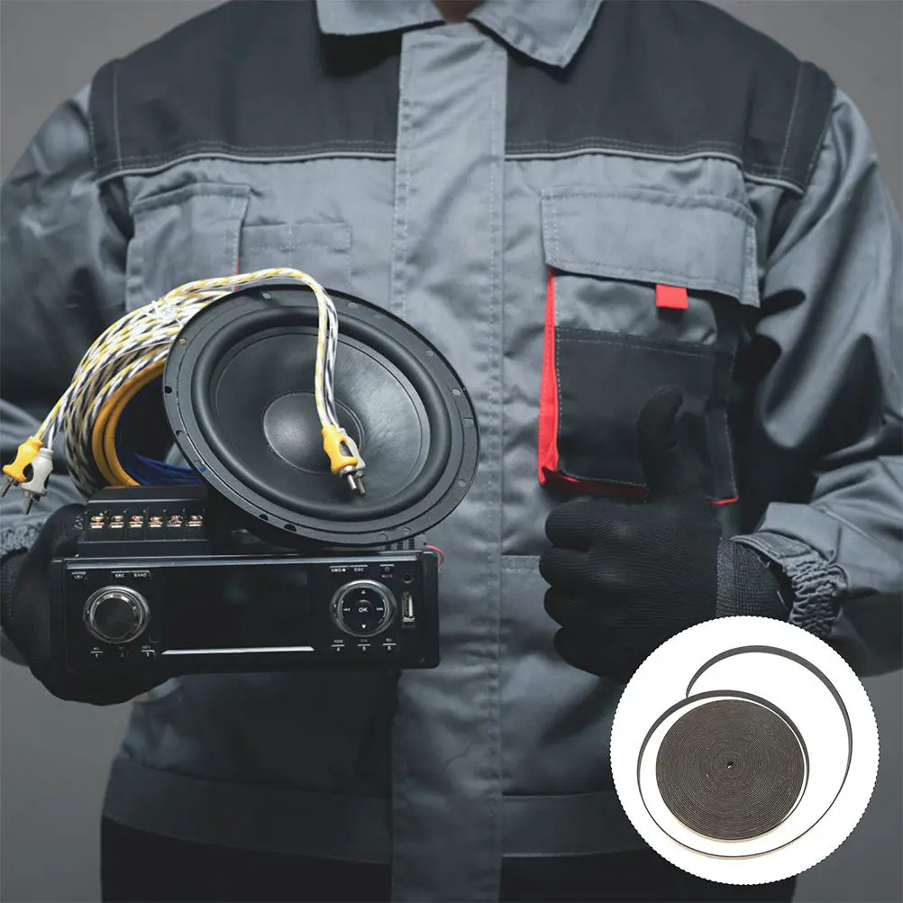 Eva Speaker Sealing Strip Adhesive Shockproof Anti-Vibration Non-Slip Audio Speaker Sealing Pad Flexible Easy to Cut
