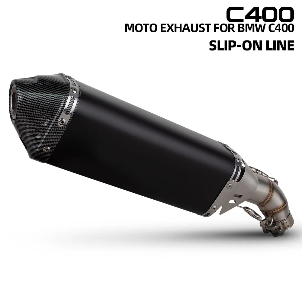 C400GT Exhaust Premium Muffler with DB Killer For C400X C400GT C400 X/GT 2018-2020 C600SPORT C650GT 2012-2015 Moto mid pipe