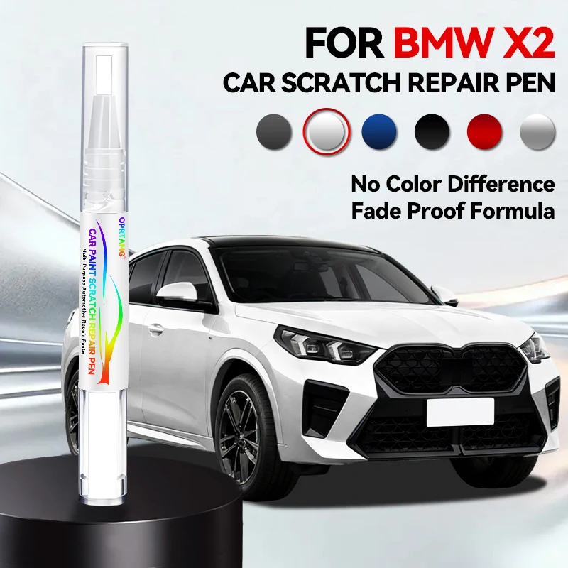 

Ручка-корректор для ремонта автомобильной краски для BMW X2 1996-2026: аксессуары для устранения царапин, цвета: белый, черный, красный, серый, серебристый