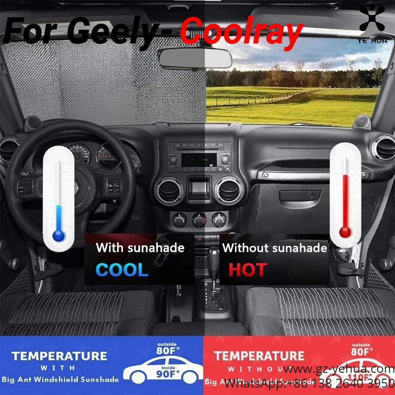 Geely Coolray 2018-2023 BinYue Auto Accessories Sunshades Protective Window Curtains Vehicles Sunshade Parts Car Accessories