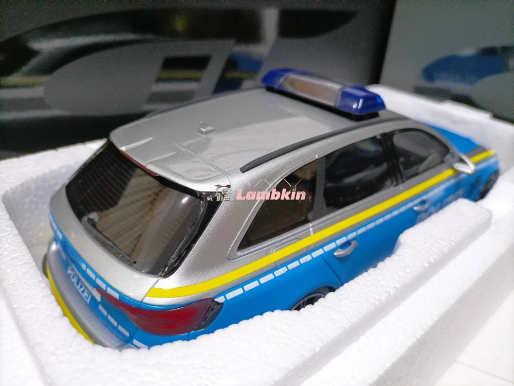 Gt Spirit 1:18 AudiABT A6 RS4-R GT817 Tank Edition Modified Patrol Car Model Collectible Gift Miniature