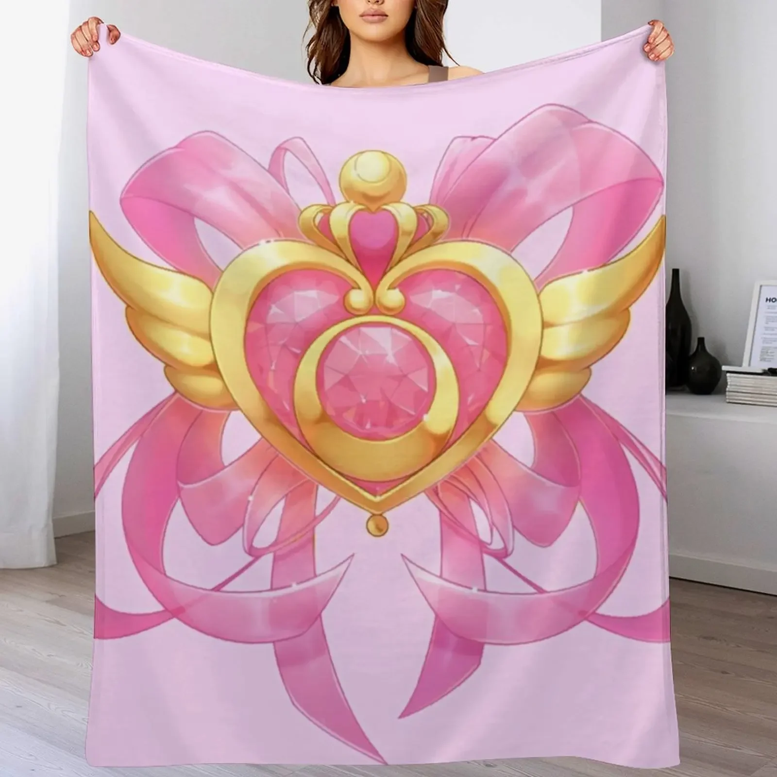 

Crisis Moon Compact Ultimate Throw Blanket halloween Hairy Fashion Sofas Nap Blankets
