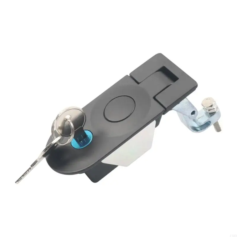  Boat Cabinet and Trailer Door Lock Set, Push Button Keyed Pair for Trailer Panel