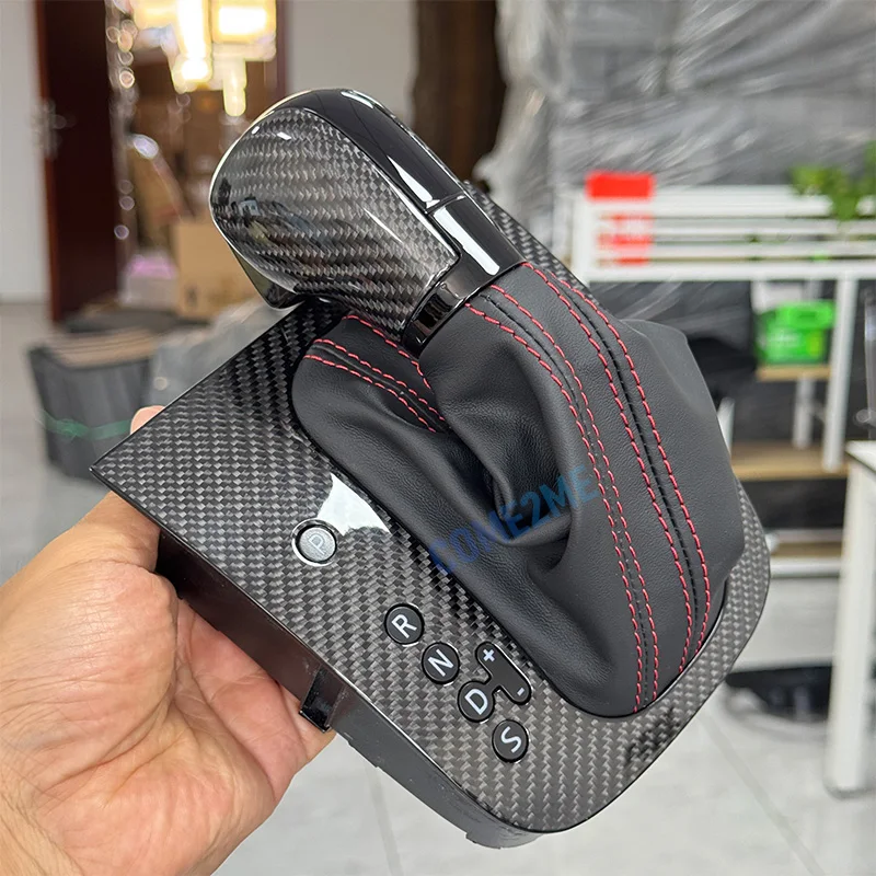 100% genuine carbon fiber automatic shift panel suitable for VW Golf 6 MK5 GTI shift panel, with chip