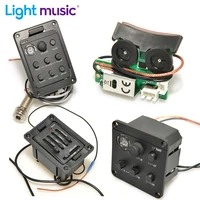 Preamplificador de pastilla de guitarra acústica de 4 bandas, sintonizador EQ, micrófono piezoeléctrico Beat para Presys Blend 301