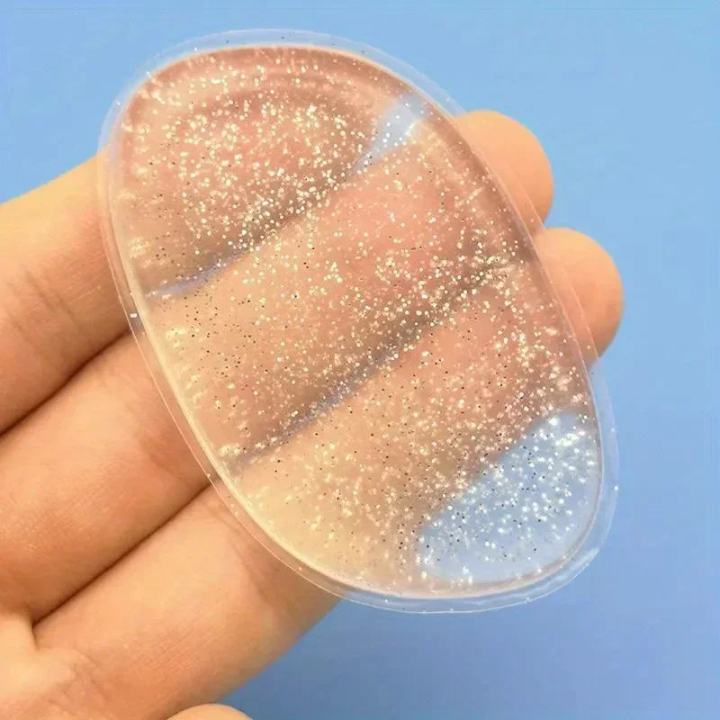 3 stücke 3d reines Silikon Puder Puff Stereo transparent neue Gelee Puder Puff isst kein Pulver leicht zu reinigen