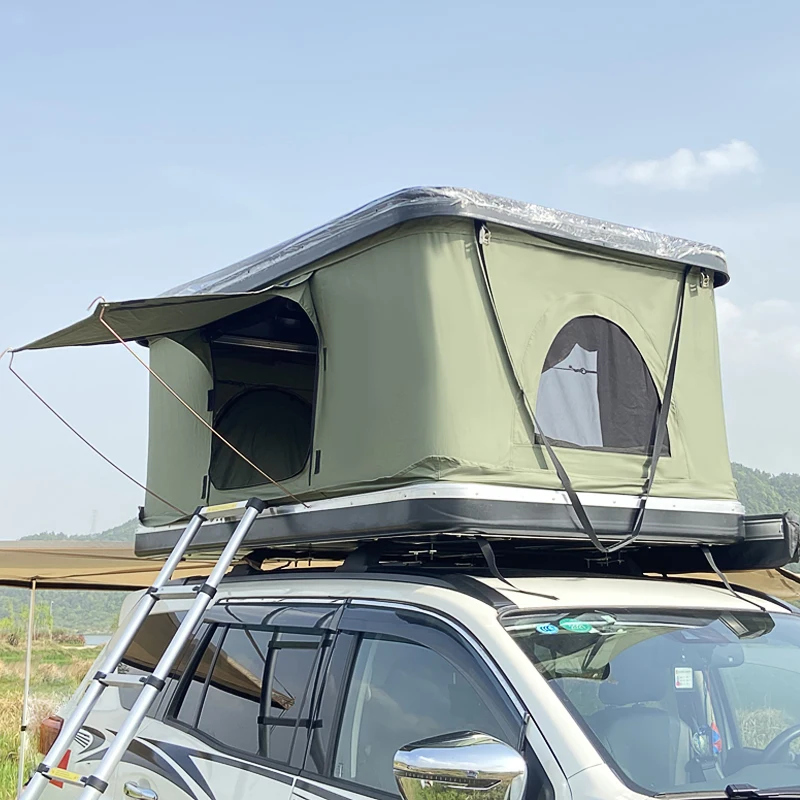 Factory Directly High Quality 4x4 Waterproof Glamping Car Rooftop Tent For 3-4 Person Outdoor Camping