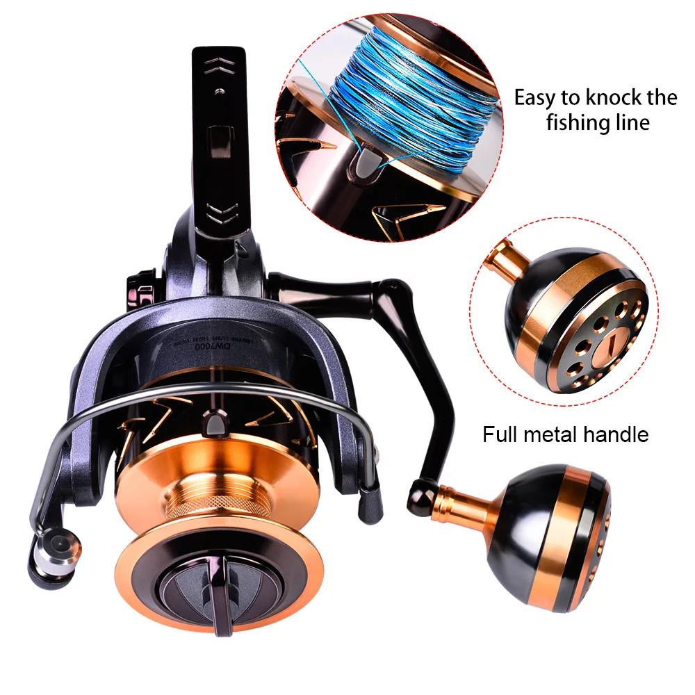 CNC Handle All for Fishing Sea Reel Baitcasting Metal Spinning Reels Rod Carp Coil Accessories 2024 High Profile Freshwater Bait