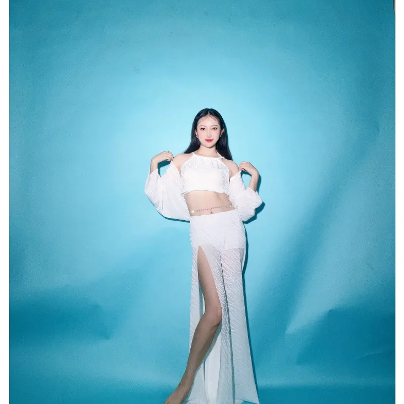 Dostosowane kostiumy do tańca brzucha Oriental Dancewear 2025 Nowe ubrania do ćwiczeń Ubrania zespołowe Spodnie Spodnie z szerokimi nogawkami