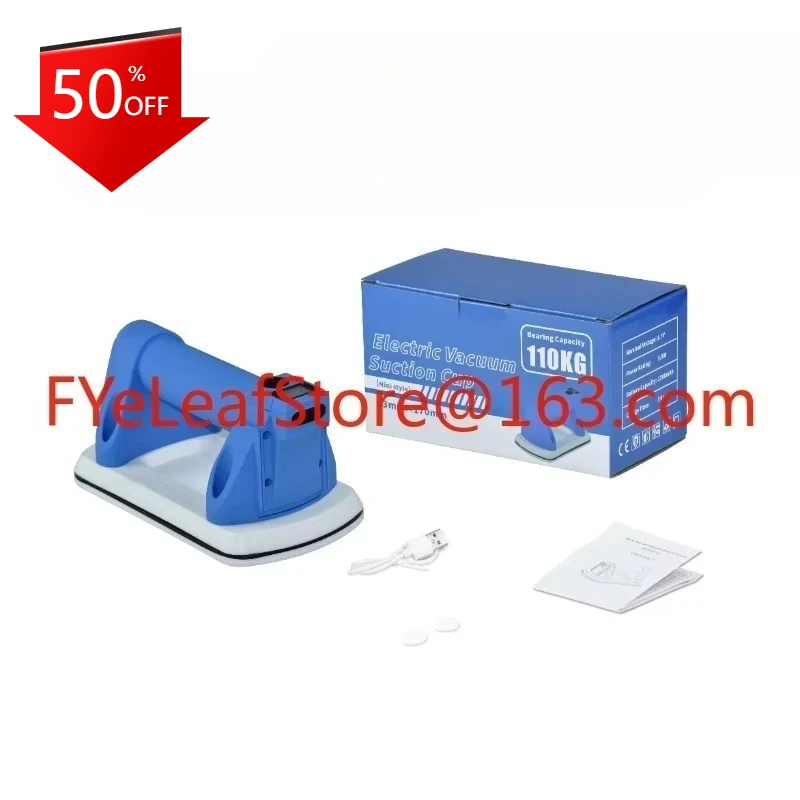 

Sucker Lfit Suction Cup Handheld Tool for Glass Tile Mini Style 93*170mm Automatic Pump Lifting 100KG Objects Electric Vacuum