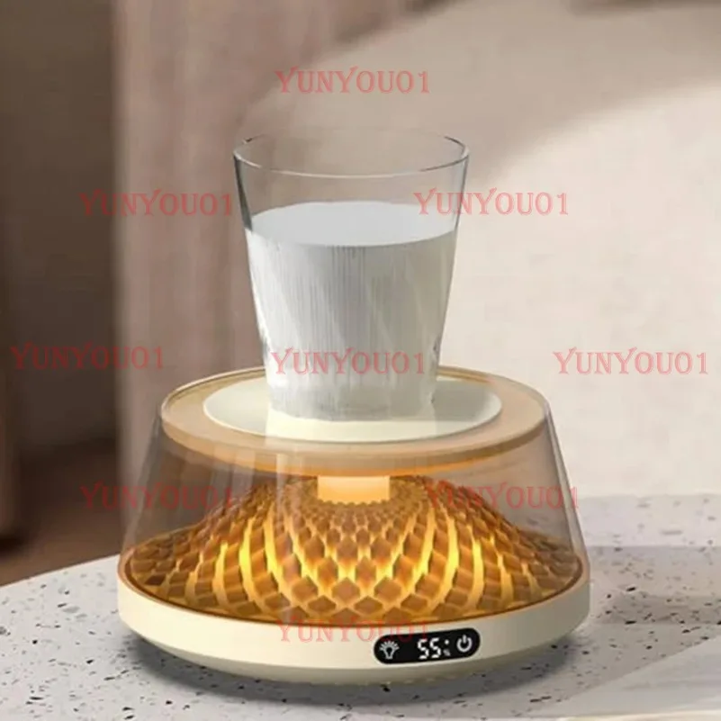 

Coffee Cup Heater, Desk Coffee Heater, Electric Heater With Ambient Light, Beverage Milk Tea Heating Tray