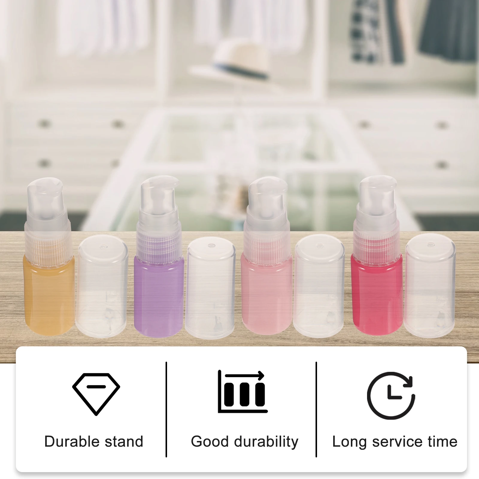 12 Stuks Reizen Lotion Fles Hervulbare Draagbare Plastic Containers Voor Serum Crème Moisturizer Shampoo Herbruikbare Reiscontainer