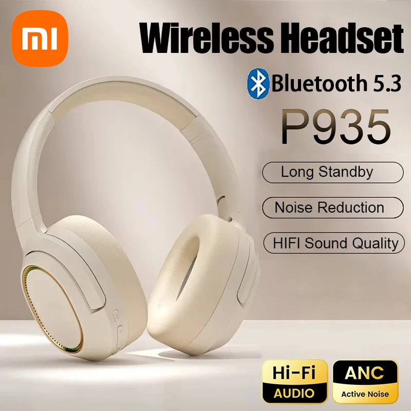 

Xiaomi Original Bluetooth Wireless Headphones 9D Stereo Headset Gaming Accessories With Mic IOS Android Man Woman Earphones 2025