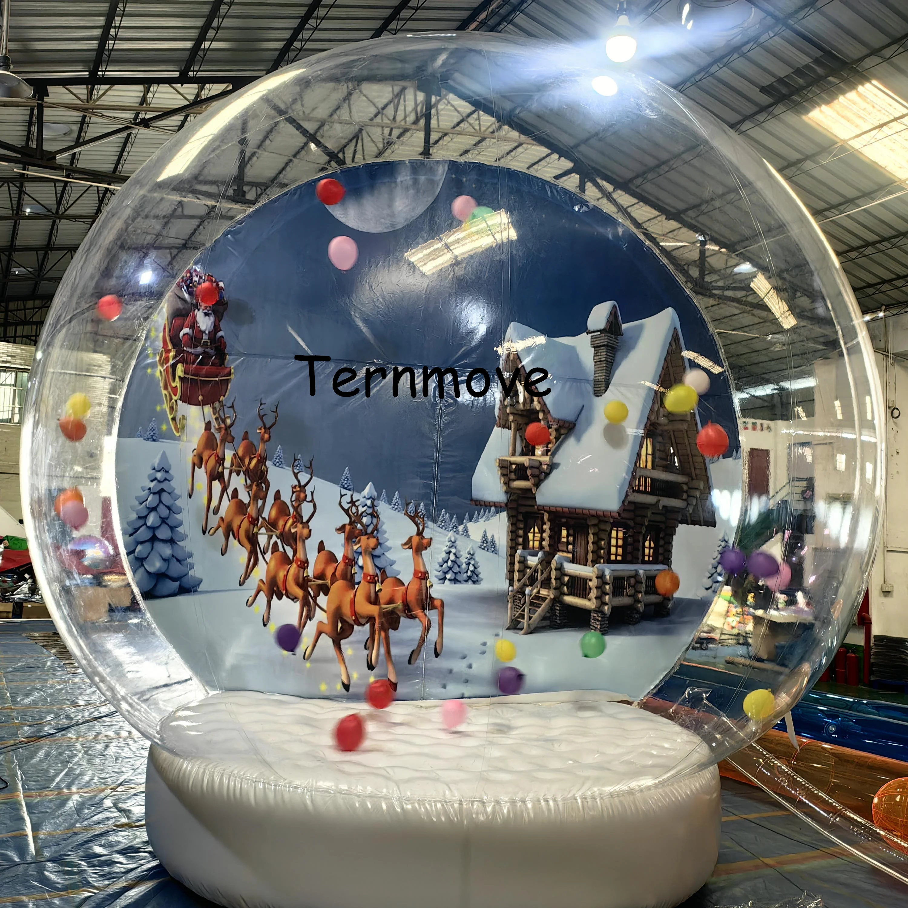 christmas snow globe pop up dome tent free shipping hot selling Inflatable snow globe ball,blow up snow globe ball house