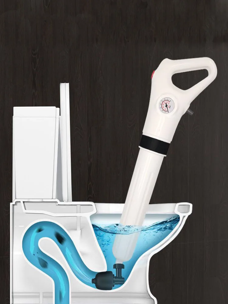 Toilet Dredge Sewer Household Artifact WC Pipeline Blockage Tool Air Agent Pressure Pneumatic Pipe Dredger Sewers Unblocker