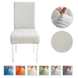 1 PC Elastic Jacquard Chair Cover dust-proof new look of chair protector of chair easy to install & remove machine Washable